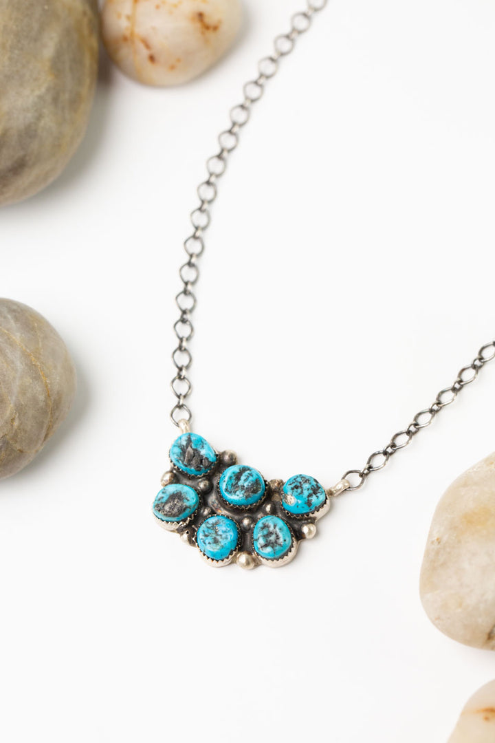 Donovan Nez 20" Kingman Turquoise Simple Necklace