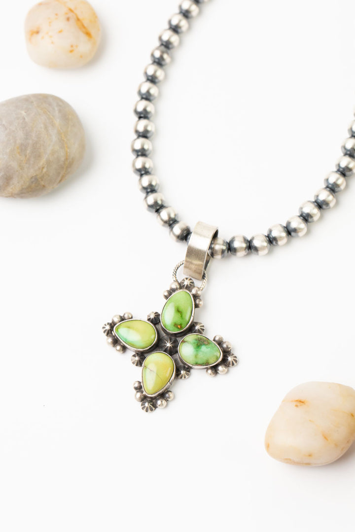 Darrin Livingston 18" Sonoran Gold Turquoise Statement Necklace