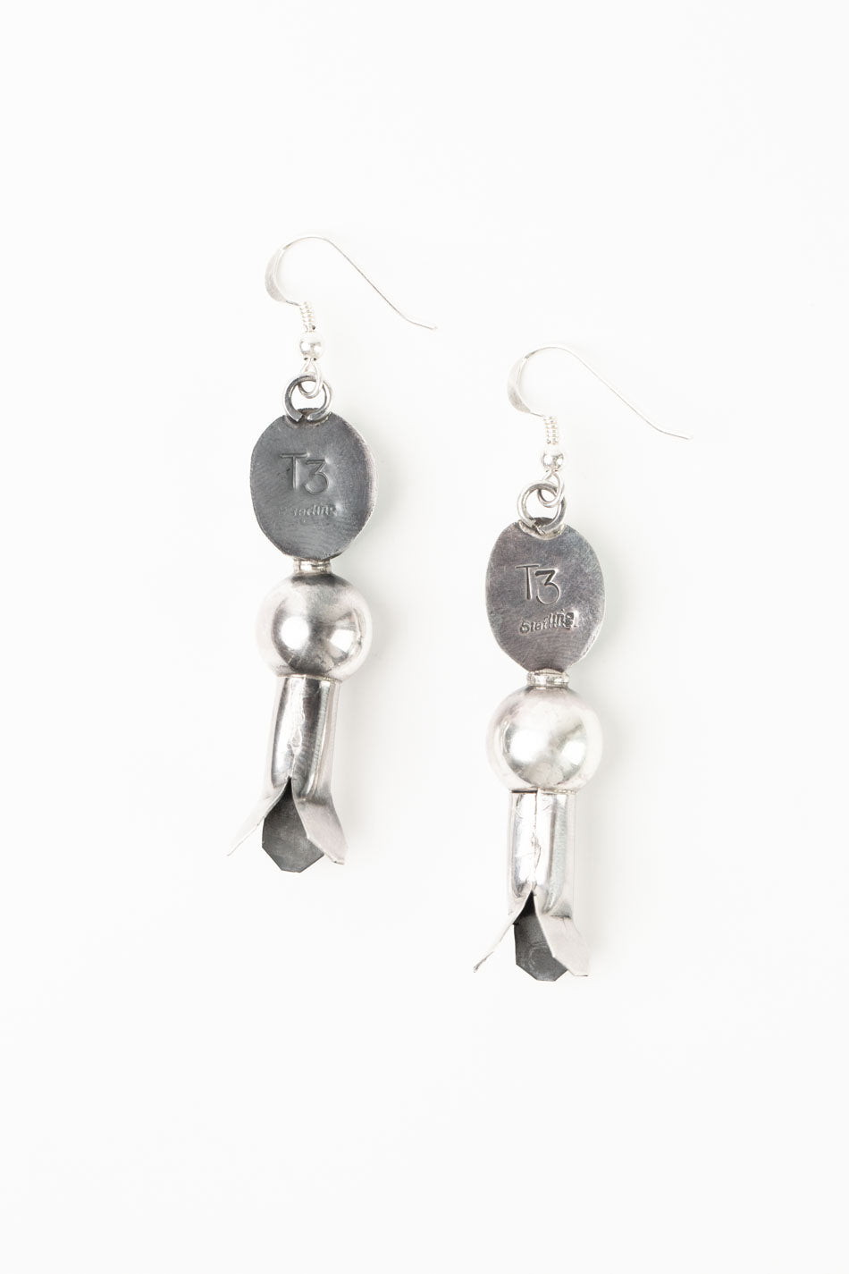 Tia Long Turquoise Statement Earrings