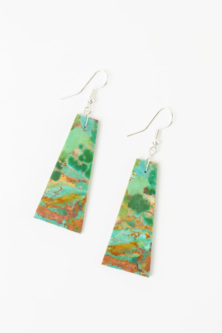 Jameson Pete Green Mojave Turquoise Statement Earrings