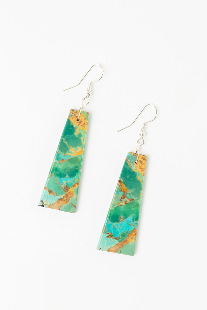 Jameson Pete Green Mojave Turquoise Statement Earrings