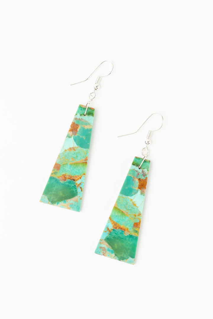 Jameson Pete Green Mojave Turquoise Statement Earrings