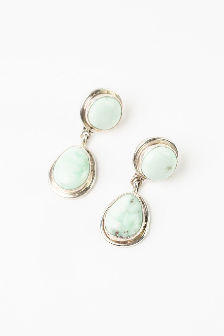 Native American Turquoise Statement Earrings