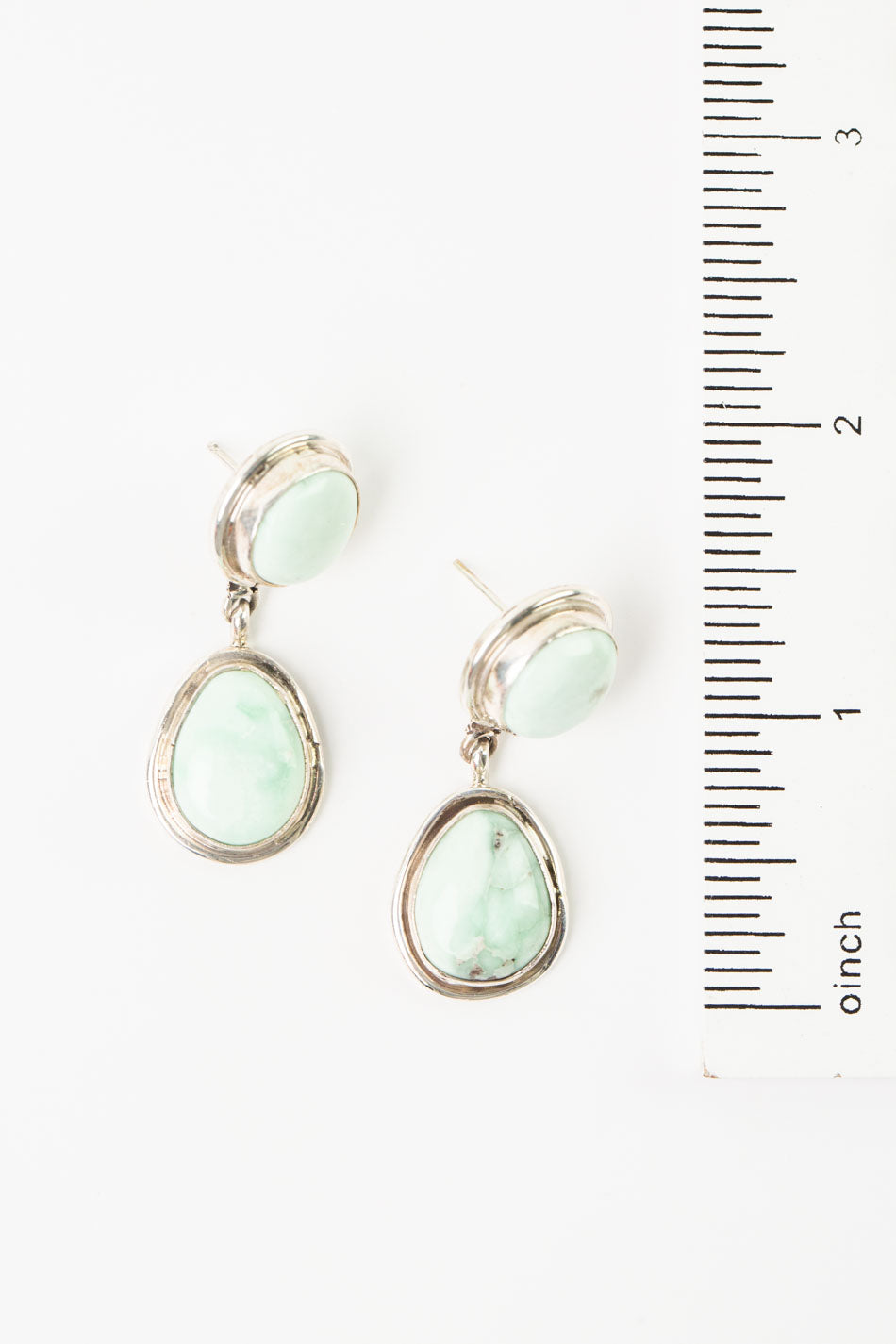 Native American Turquoise Statement Earrings
