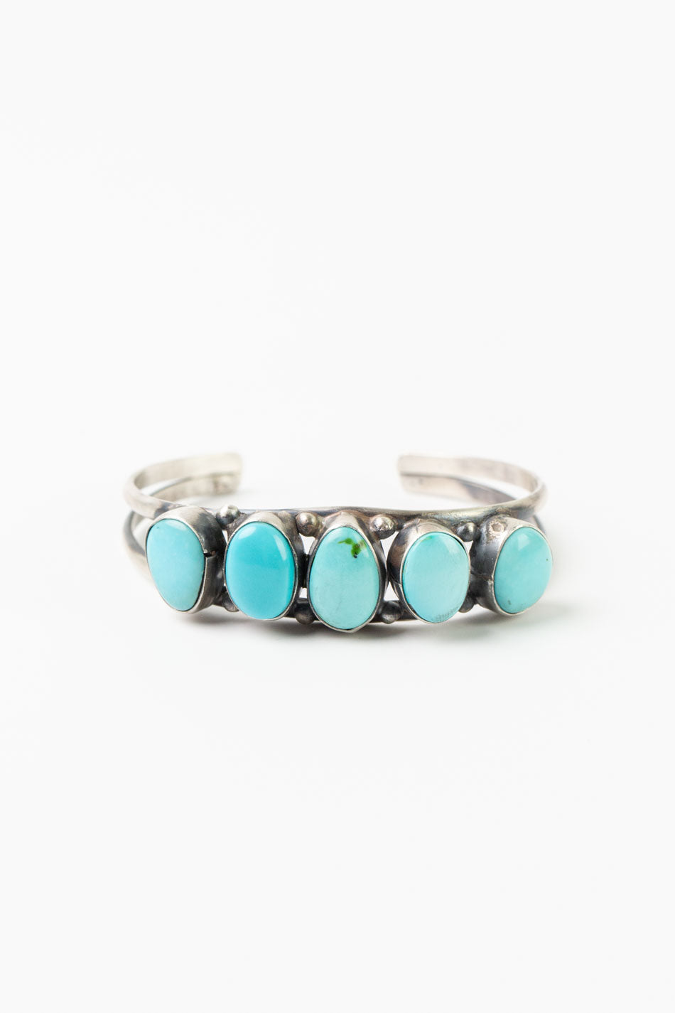 Native American Kingman Turquoise Cuff Bracelet