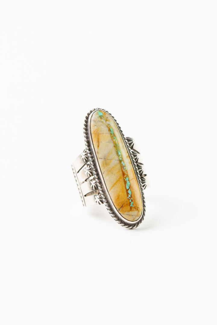 A. Cadman Boulder Turquoise Ring