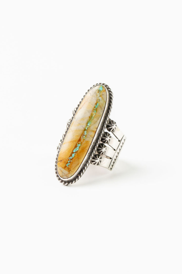 A. Cadman Boulder Turquoise Ring