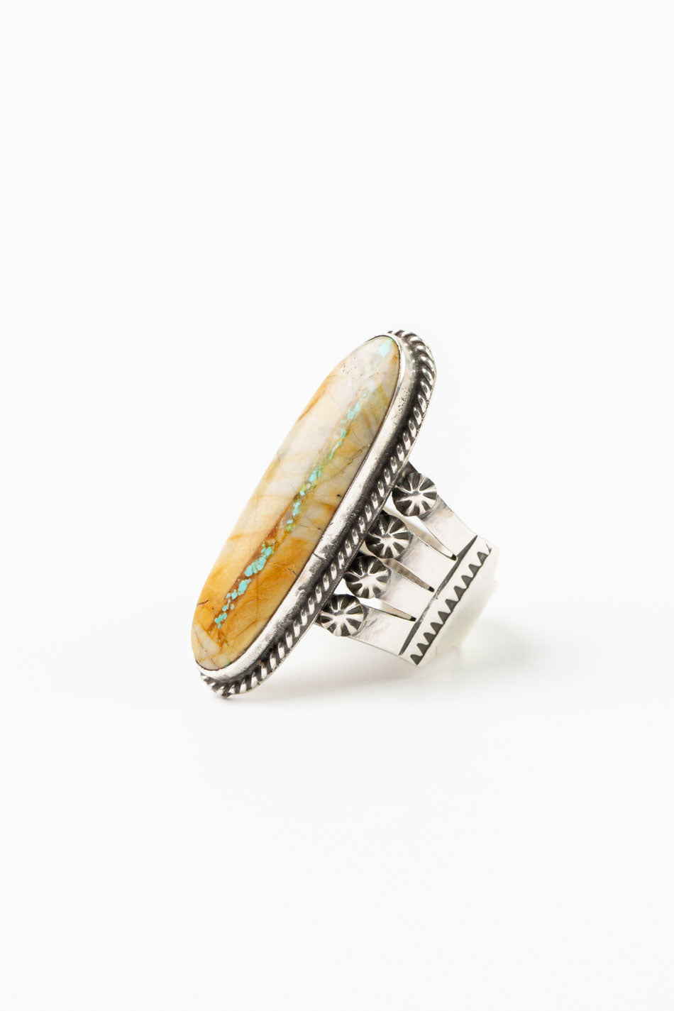 A. Cadman Boulder Turquoise Ring
