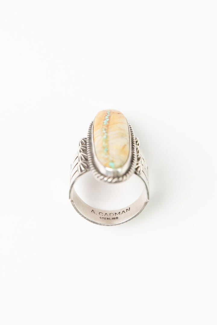 A. Cadman Boulder Turquoise Ring