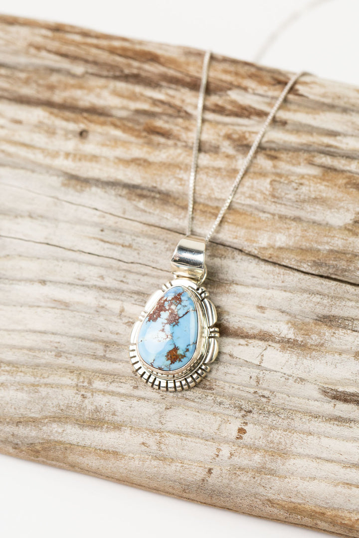 Norvin Johnson 18" Golden Hills Turquoise Simple Necklace