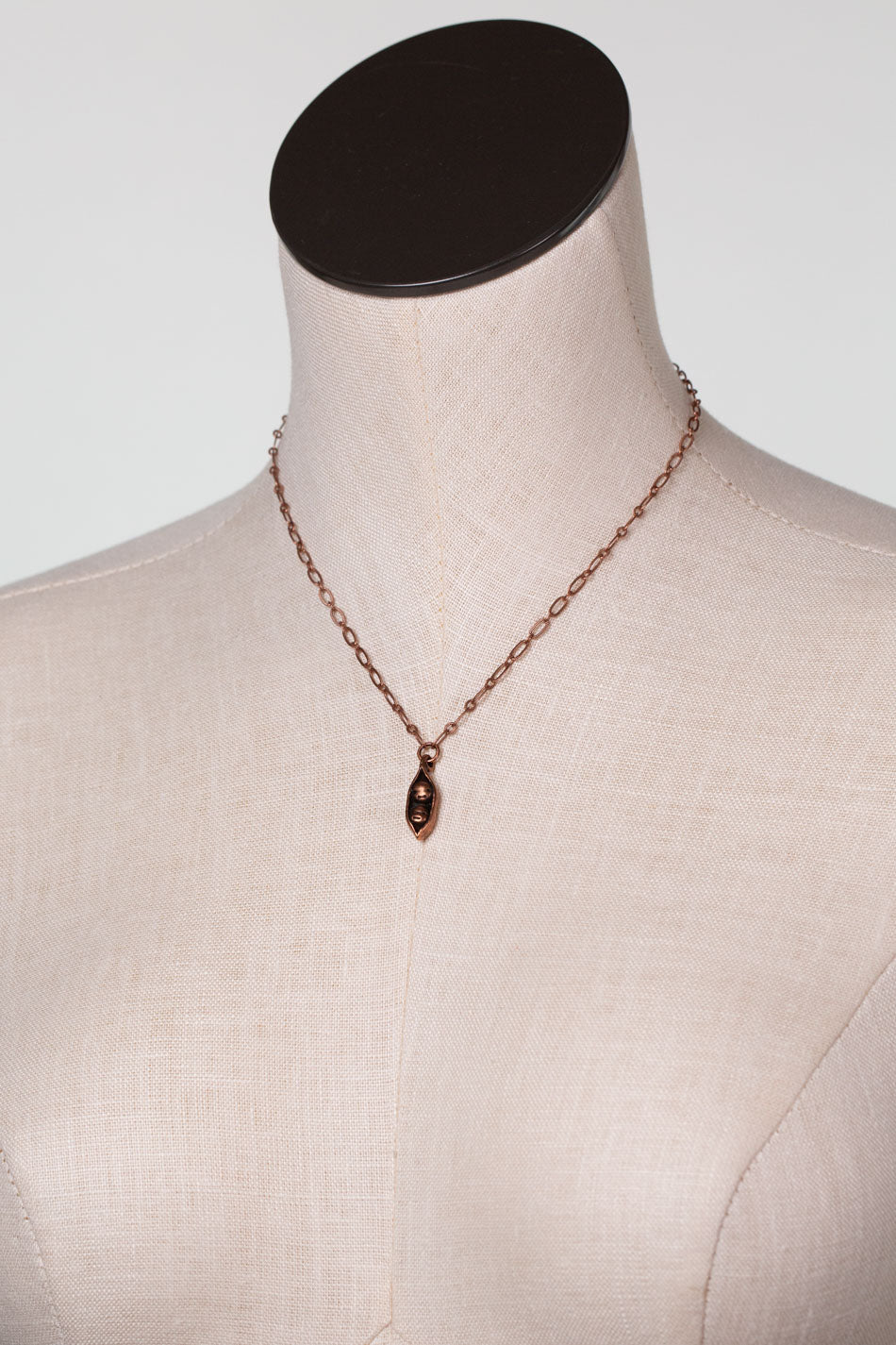 Dominion 15.75-17.75" Two Peas In A Pod Simple Necklace