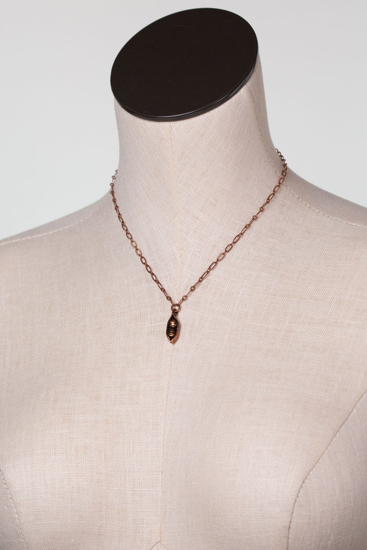 Dominion 15.75-17.75" Two Peas In A Pod Simple Necklace