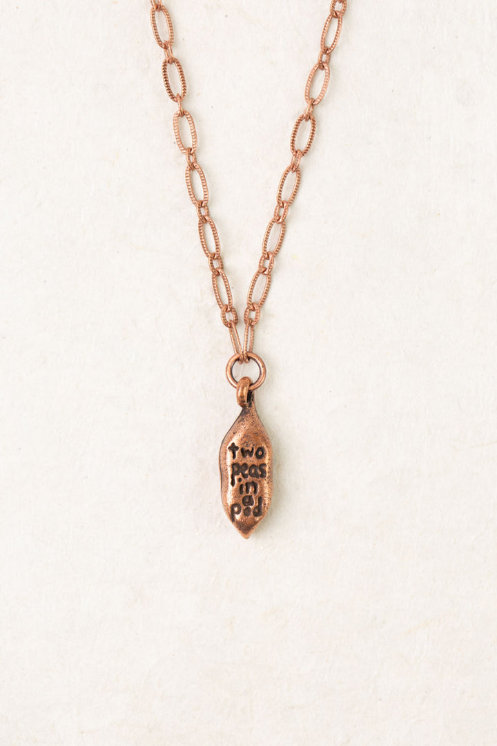 Dominion 15.75-17.75" Two Peas In A Pod Simple Necklace