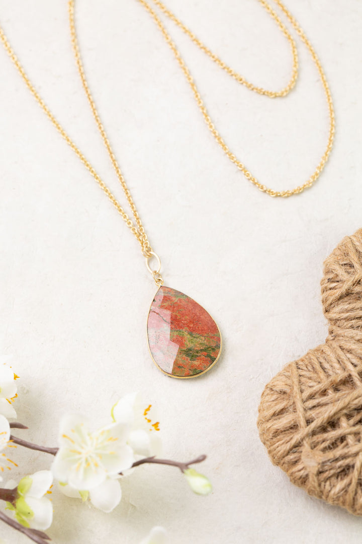 Dominion 33" Unikite Simple Necklace