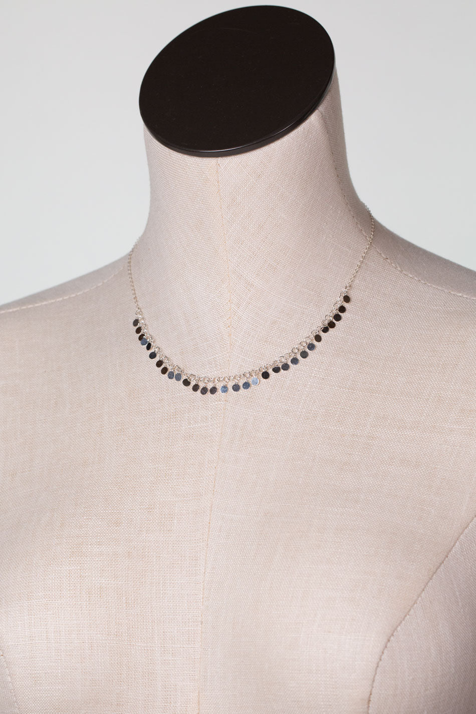 One Of A Kind 15.5-17.5" Sterling Silver Simple Necklace