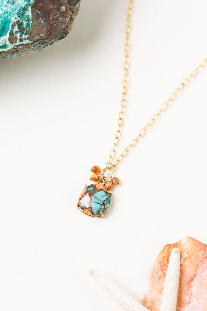 One Of A Kind 17.25-19.25" Spiny Oyster Simple Necklace