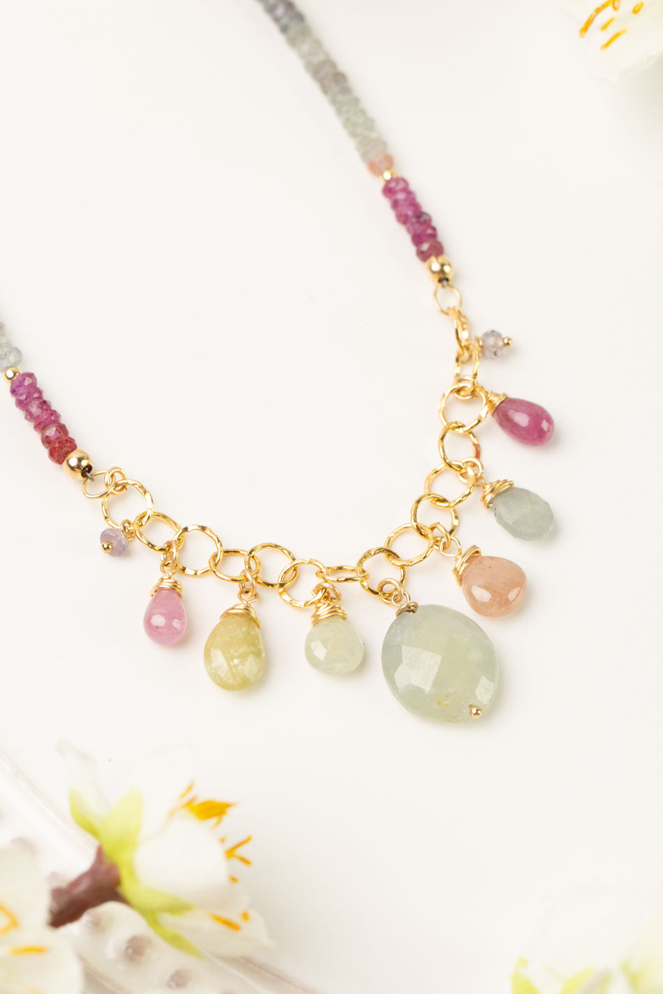 One Of A Kind 17.5-19.5" Sapphire Statement Necklace