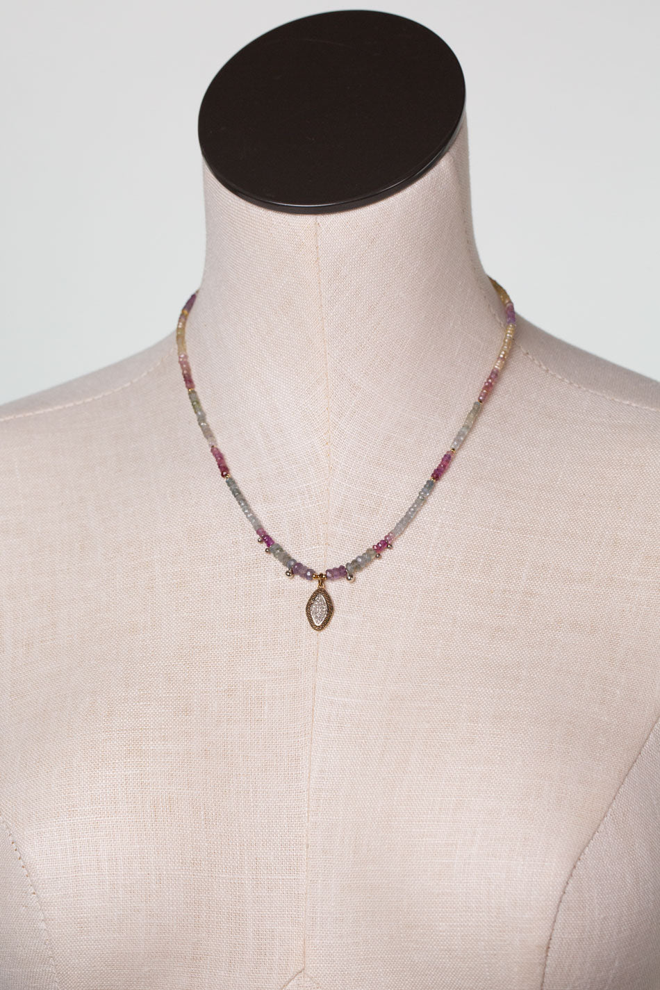 One Of A Kind 16.25-18.25" Sapphire Simple Necklace