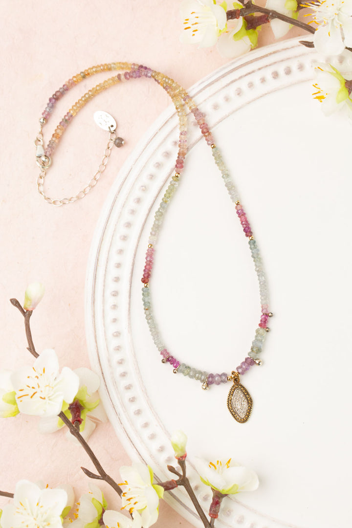 One Of A Kind 16.25-18.25" Sapphire Simple Necklace