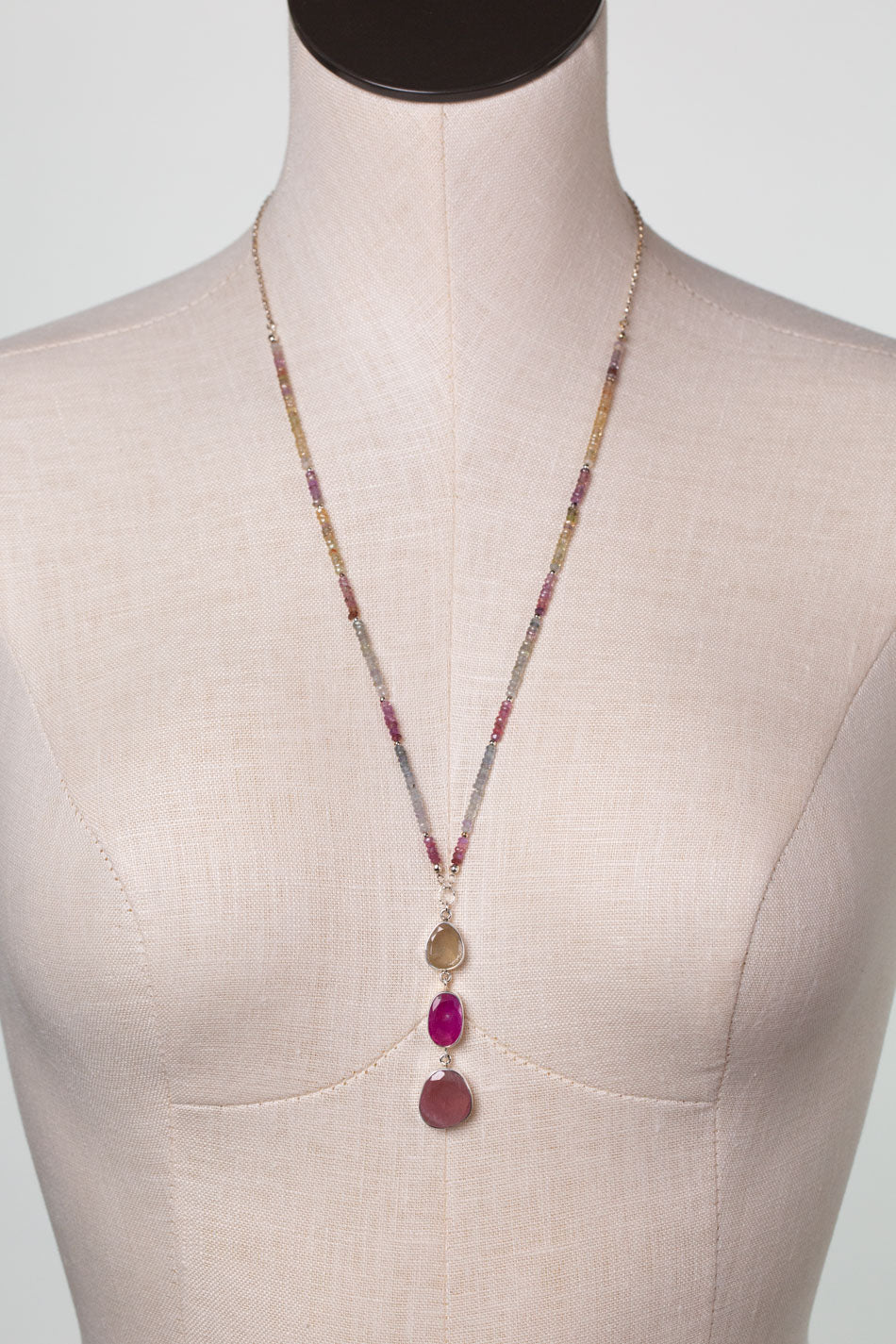 One Of A Kind 23.5-25.5" Sapphire Statement Necklace