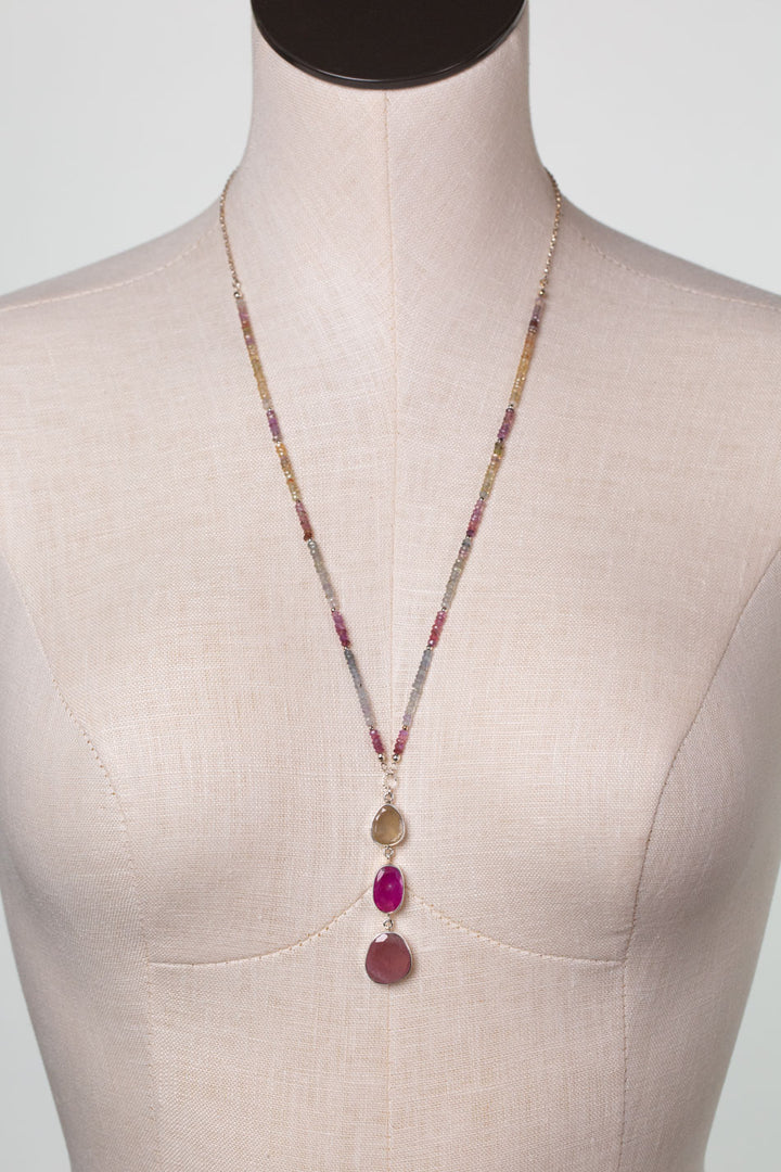 One Of A Kind 23.5-25.5" Sapphire Statement Necklace