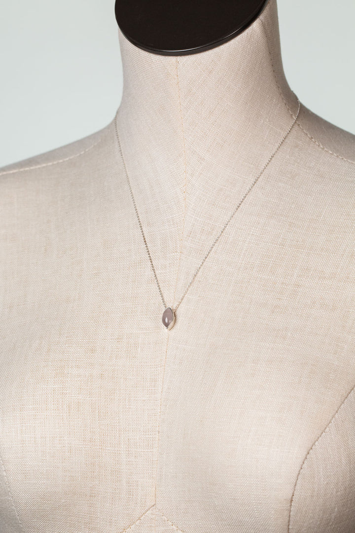Blush 18.5-20.5" Rose Quartz Simple Necklace