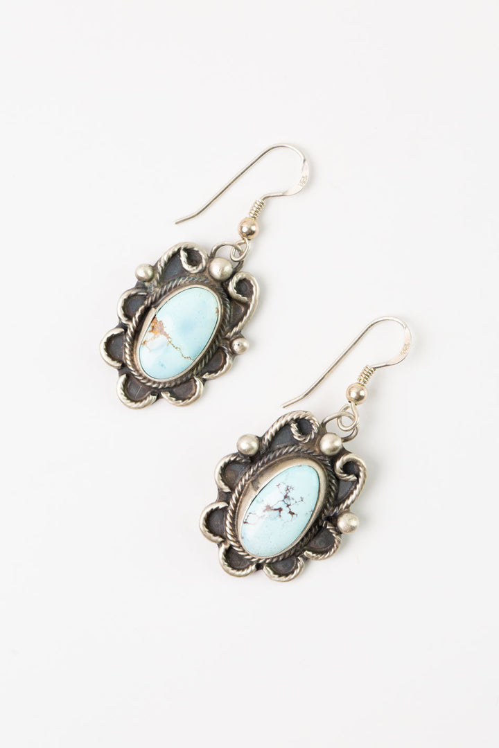 B. Lee 26" Golden Hills Turquoise Statement Necklace And Errings Set