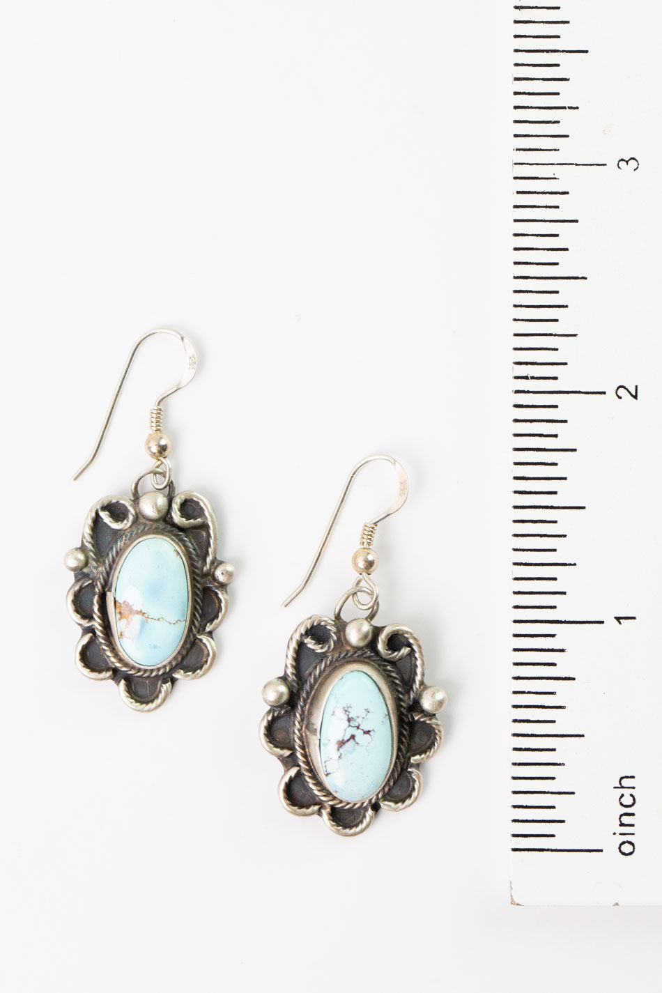 B. Lee 26" Golden Hills Turquoise Statement Necklace And Errings Set