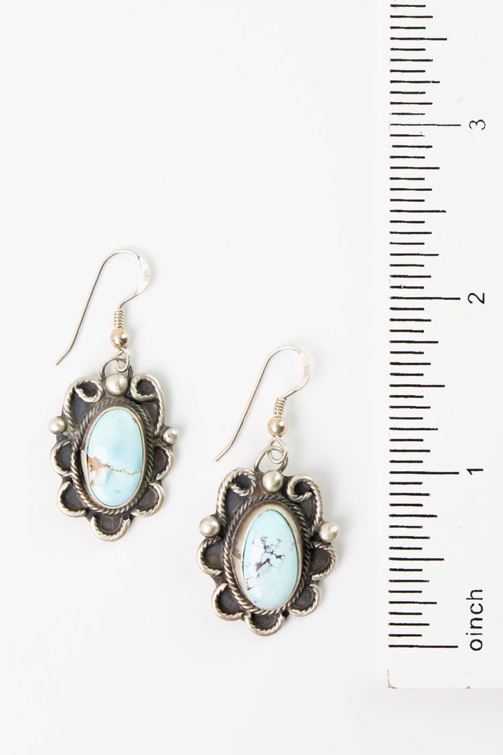 B. Lee 26" Golden Hills Turquoise Statement Necklace And Errings Set