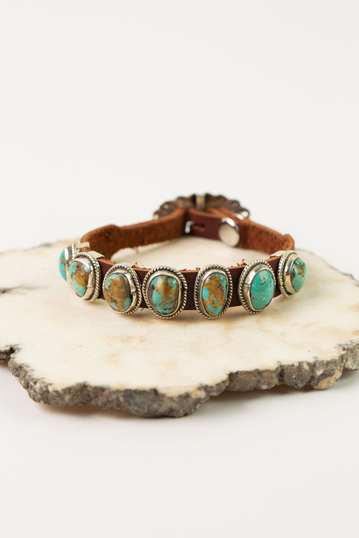 Dan Morgan 10" Kingman Turquoise Simple Bracelet