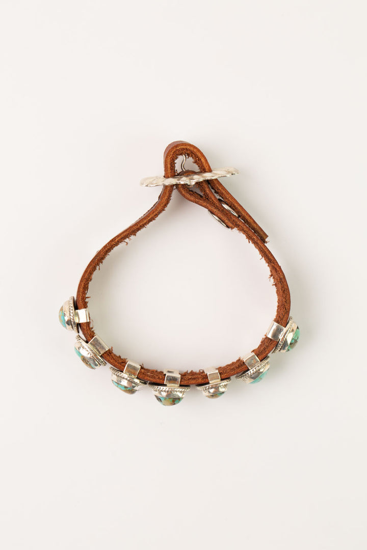 Dan Morgan 10" Kingman Turquoise Simple Bracelet