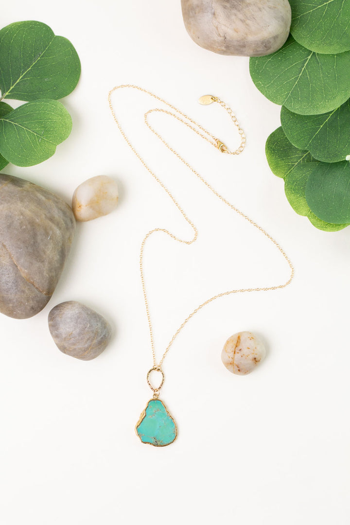 One Of A Kind 25-27" Turquoise Statement Necklace