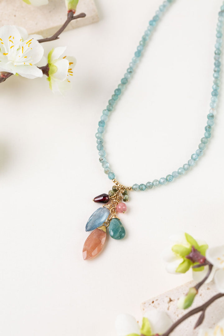 One Of A Kind 16.25-18.25" Cluster Necklace