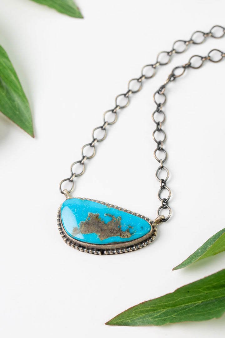 Bessie Skeets 20.25" Kingman Turquoise Simple Necklace