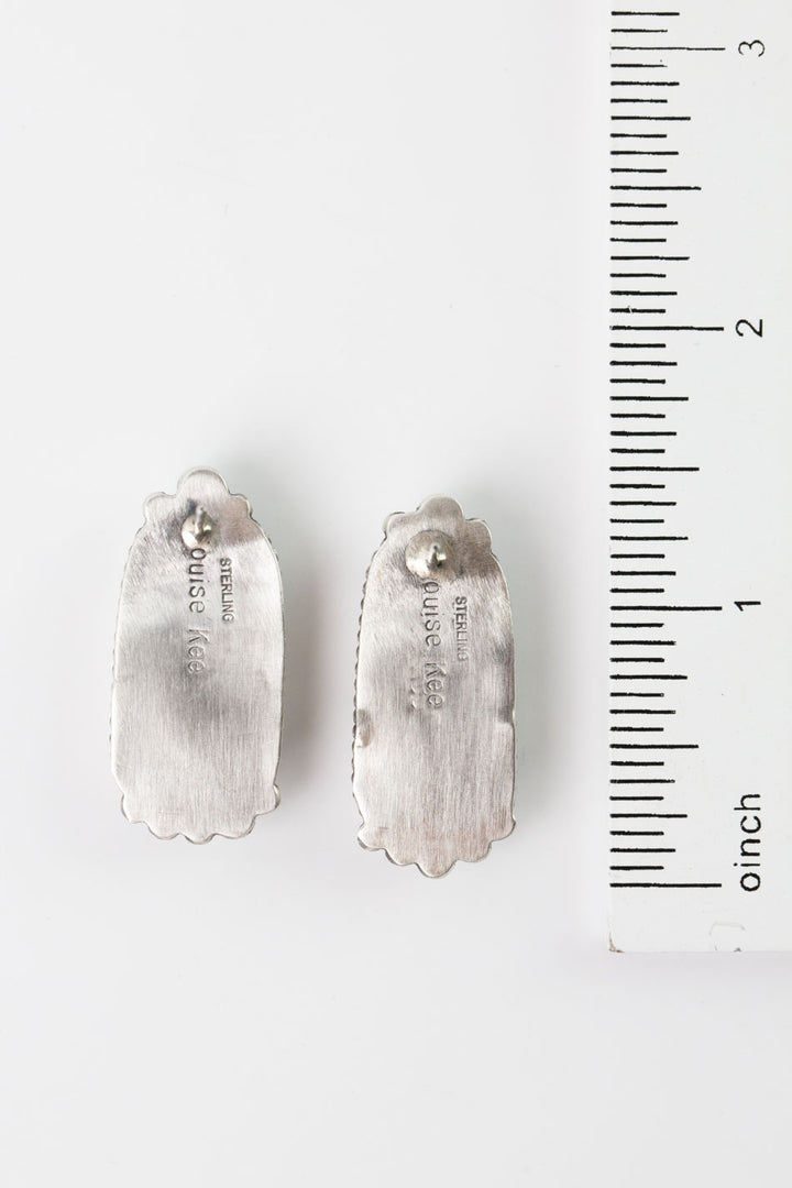 Native American White Buffalo Statement Earrings