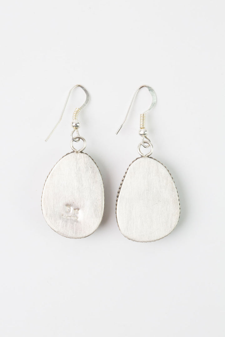 Native American Kingman Turquoise Dangle Earrings