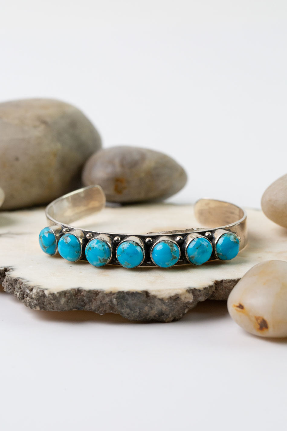 Hada Collection Kingman Turquoise Cuff