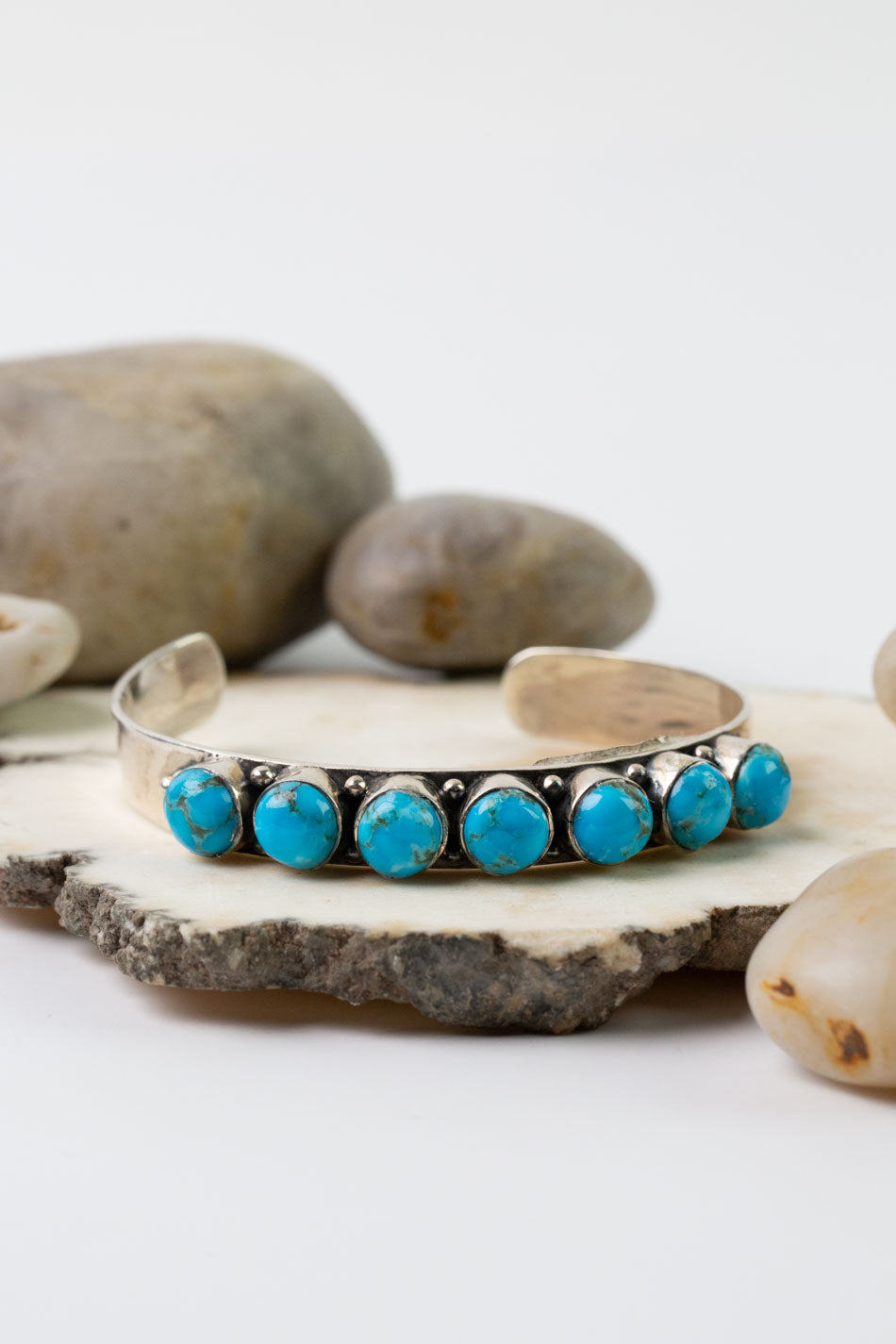 Hada Collection Kingman Turquoise Cuff