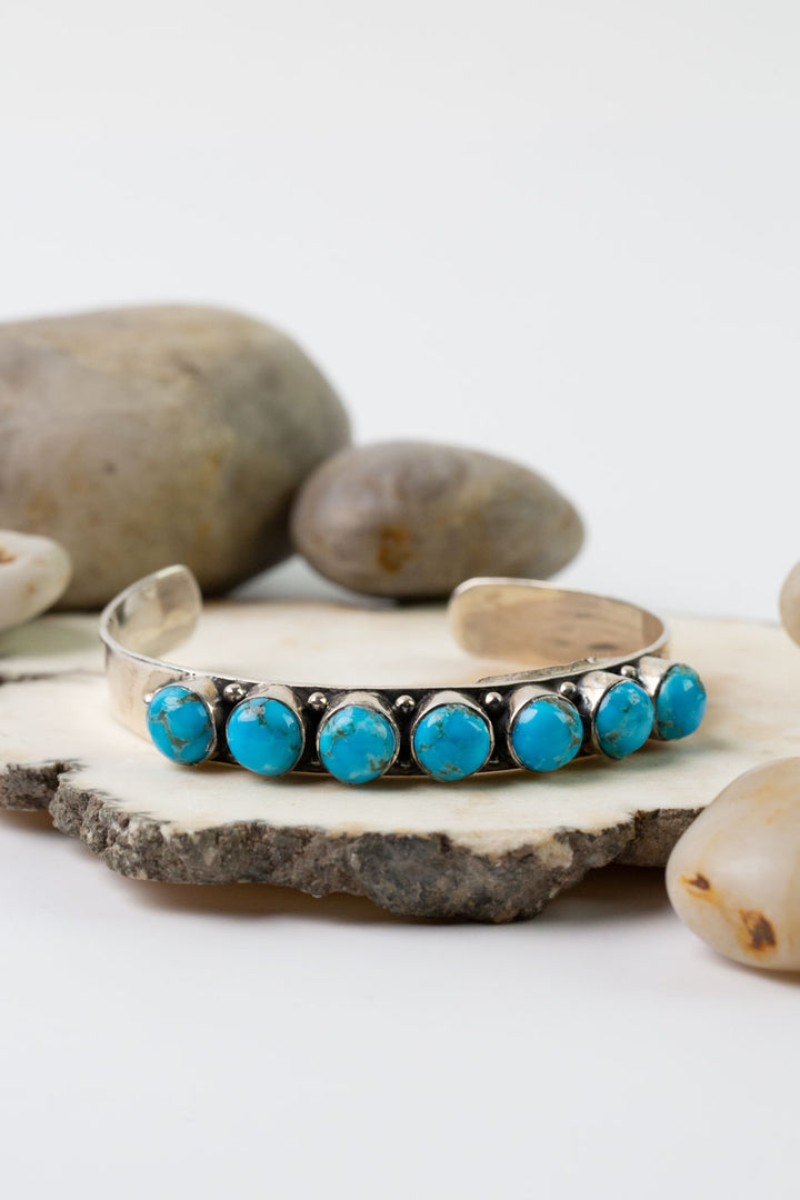 Hada Collection Kingman Turquoise Cuff