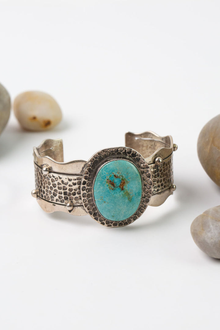 Betta Lee Navajo Blue Ridge Turquoise Cuff