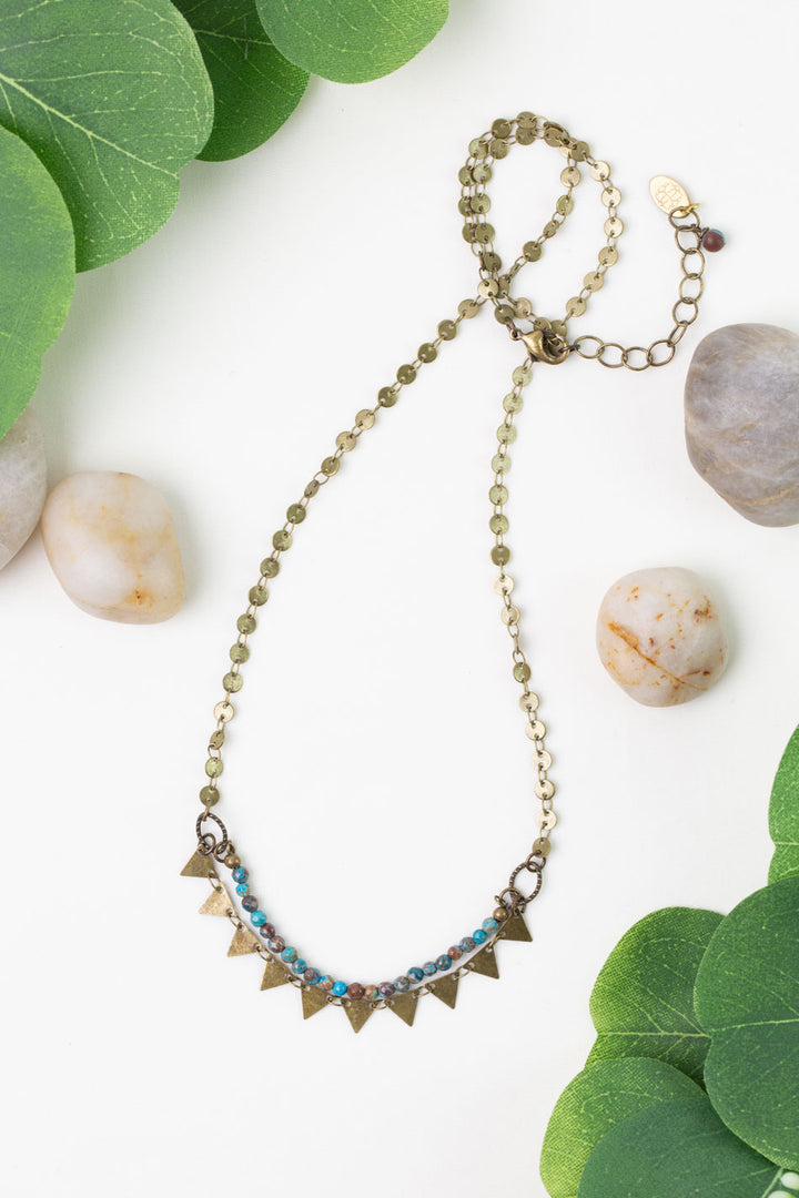 One Of A Kind 21.5-23.5" Mushroom Jasper Multistrand necklace