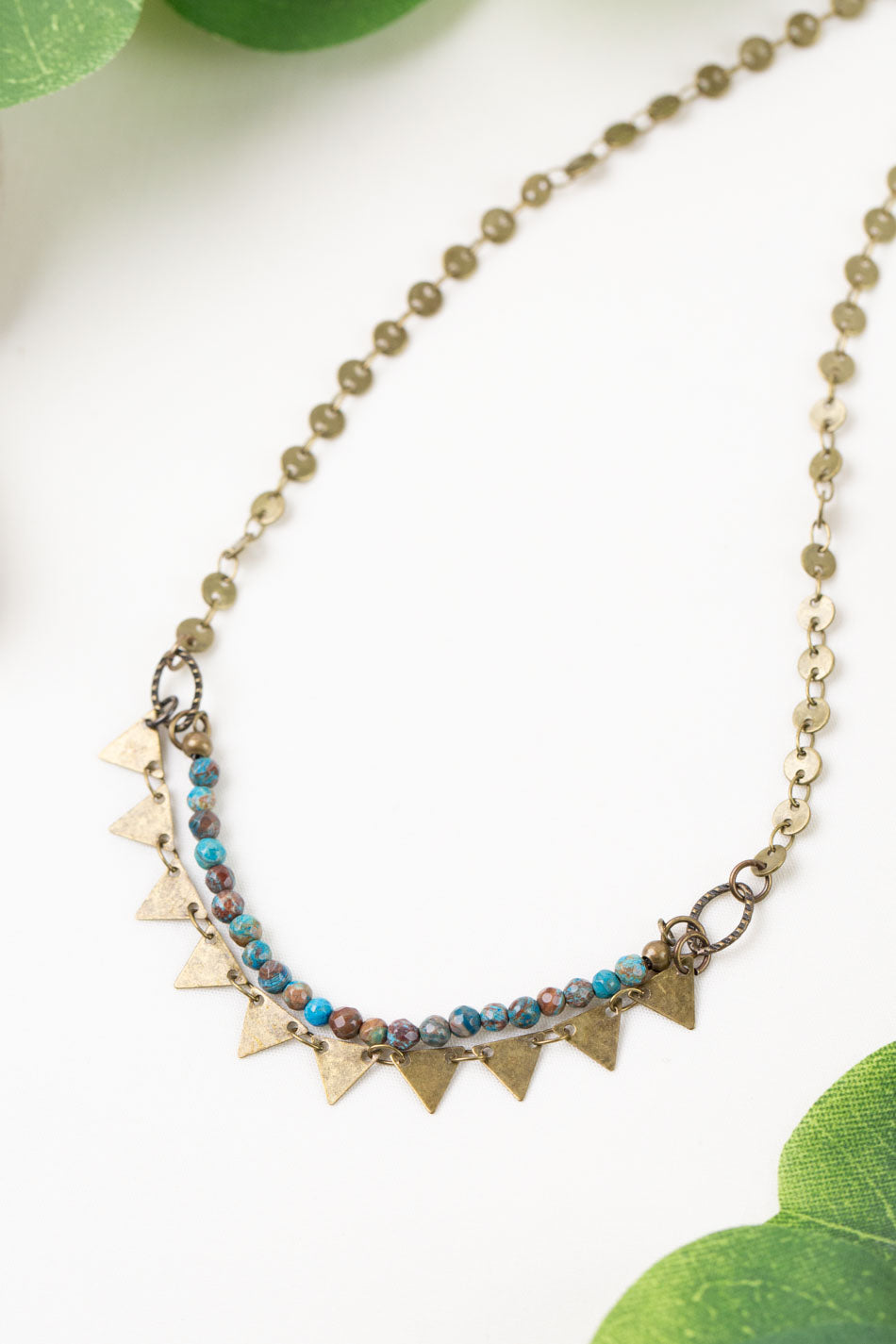 One Of A Kind 21.5-23.5" Mushroom Jasper Multistrand necklace