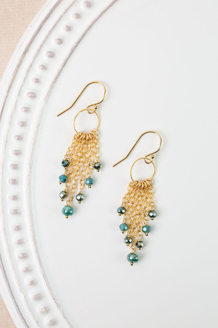 One Of A Kind Amazonite Quartz Dangle Earrings