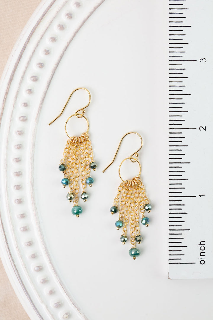 One Of A Kind Amazonite Quartz Dangle Earrings