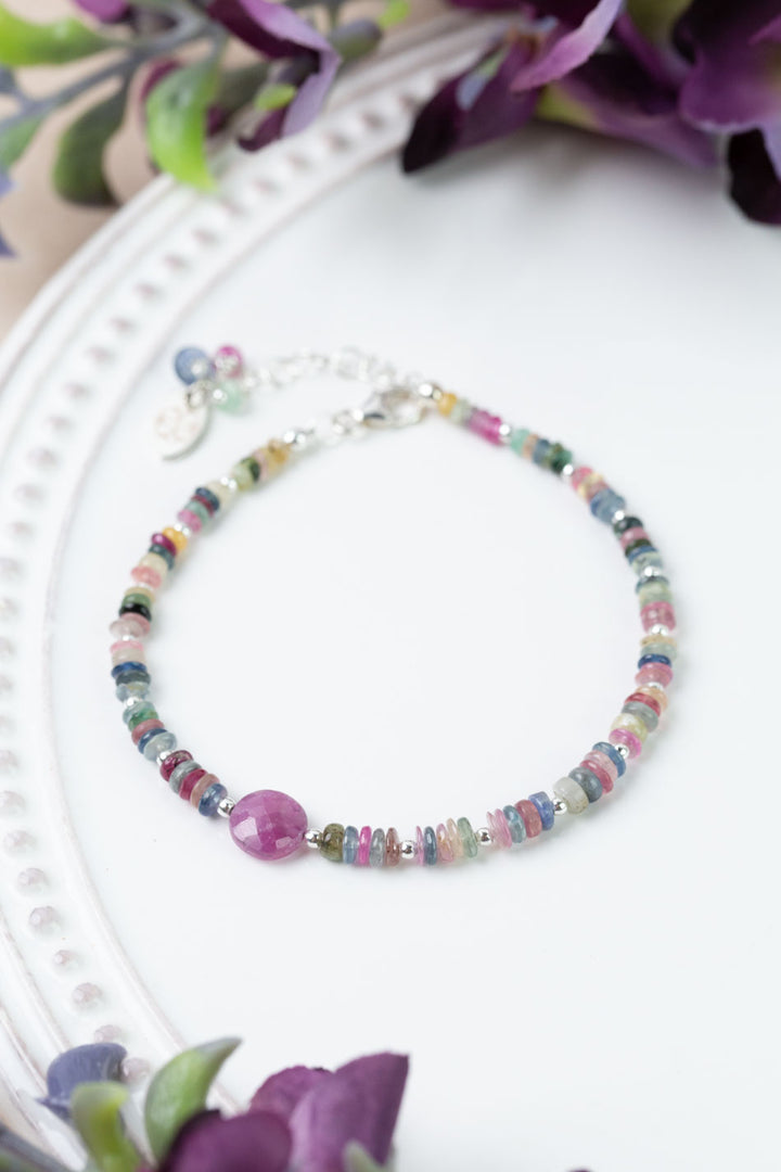 One Of A Kind 7-8" Sapphire Simple Bracelet