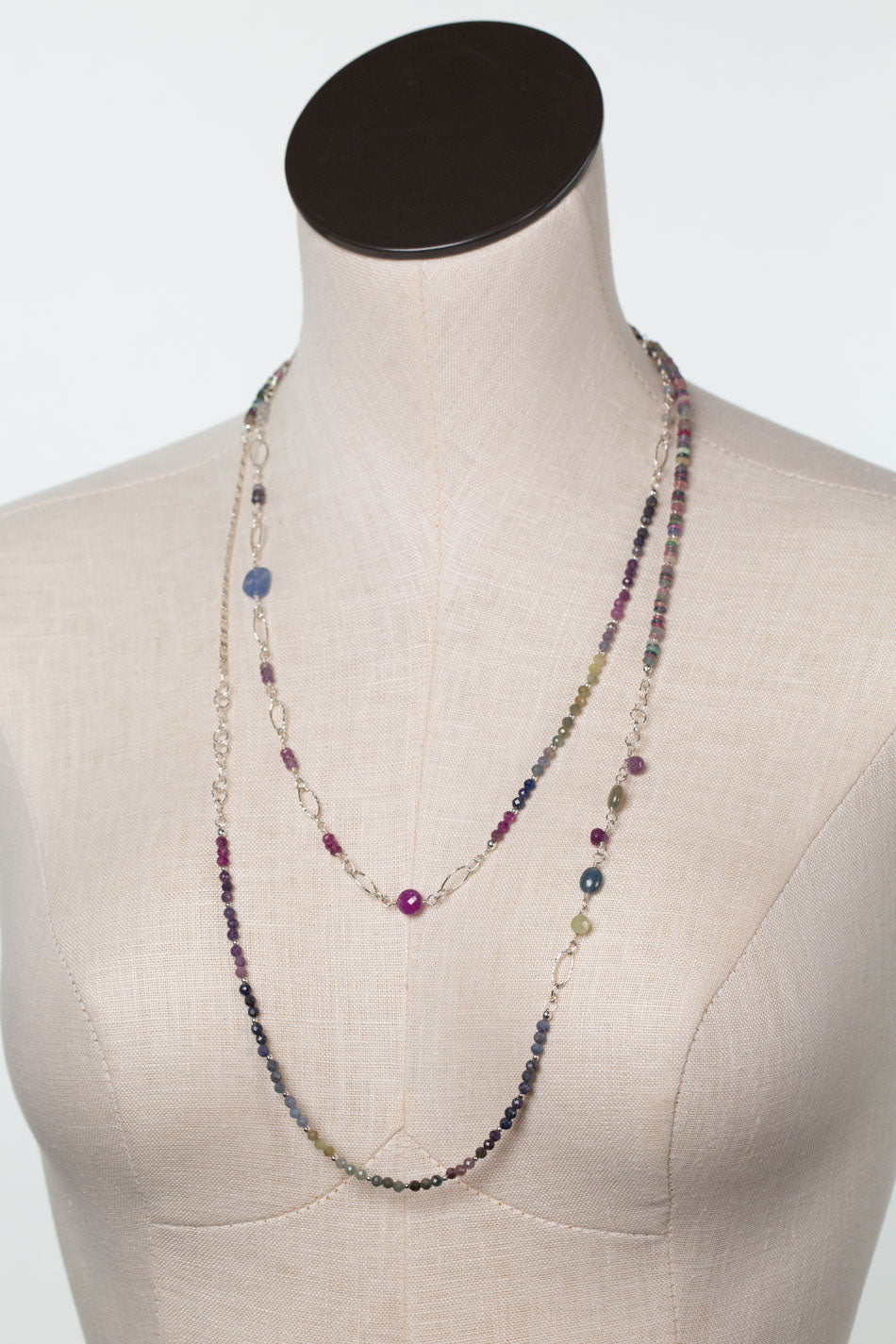 One Of A Kind 56-58" Sapphire Simple Necklace