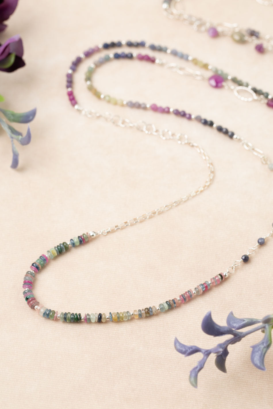 One Of A Kind 56-58" Sapphire Simple Necklace