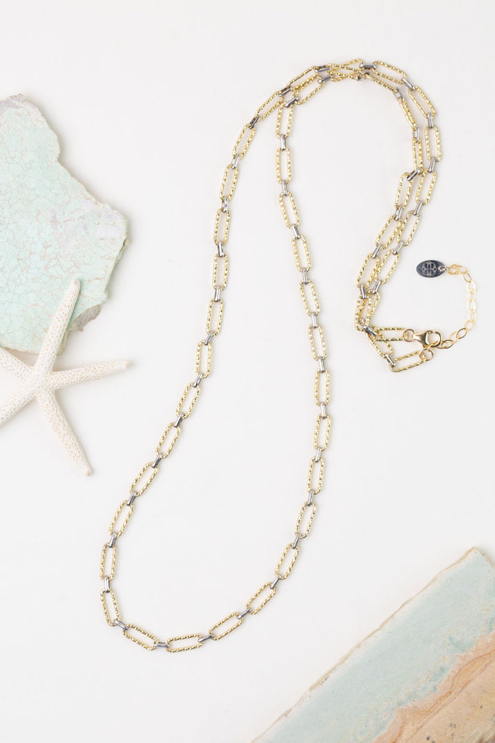 One Of A Kind 29.5-31.5" Vermeil Italian Chain Simple Necklace