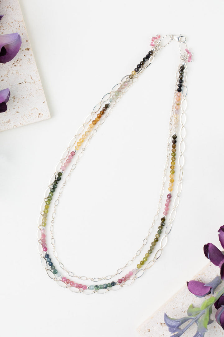 One Of A Kind 32.5" Tourmaline Multistrand Necklace