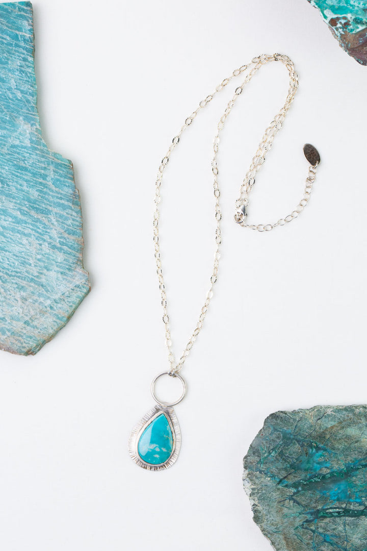 One Of A Kind 18.75-20.75" Kingman Turquoise Simple Necklace